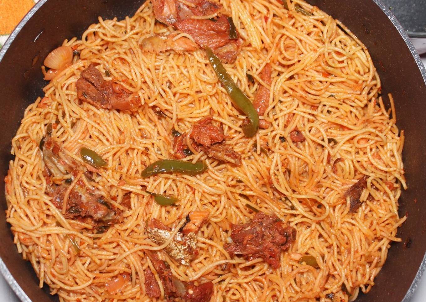 Chicken Stir Fry Spaghetti