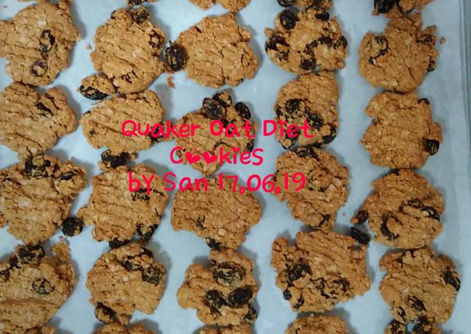 Quaker Oat Diet Cookies