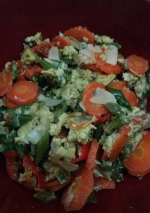 Foto resep Tumis buncis n wortel mix telur