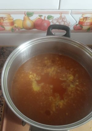 Una foto de Caldo De Pescado