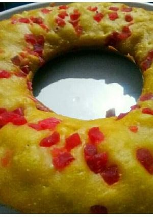 A picture of Vanilla tutti fruity cake.