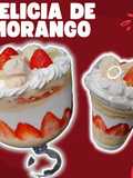 COPO DA FELICIDADE | DELICIA DE MORANGO | SOBREMESA FÁCIL PARA O DIA DOS NAMORADOS