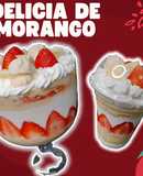 COPO DA FELICIDADE | DELICIA DE MORANGO | SOBREMESA FÁCIL PARA O DIA DOS NAMORADOS