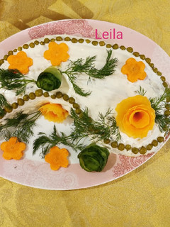 عکسی از دستور سالاد الویه