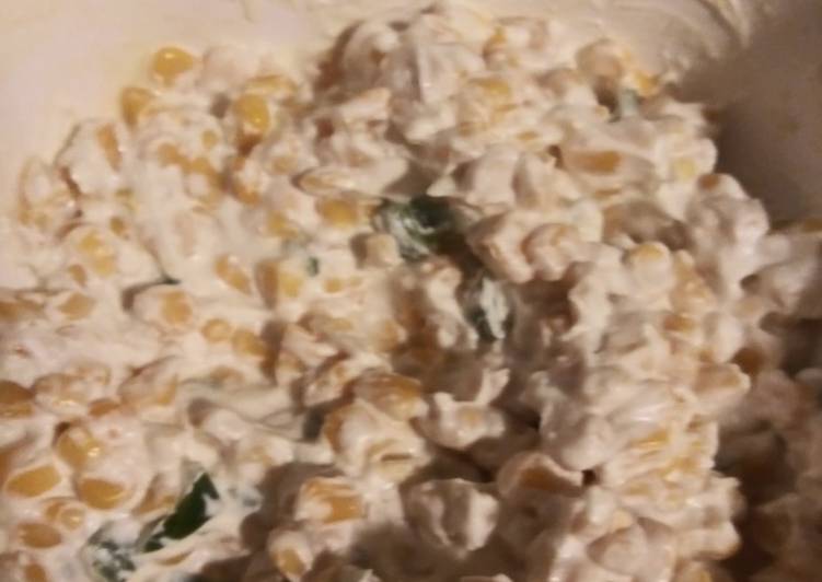 Simple Way to Prepare Super Quick Homemade Creamed Jalapeno Corn