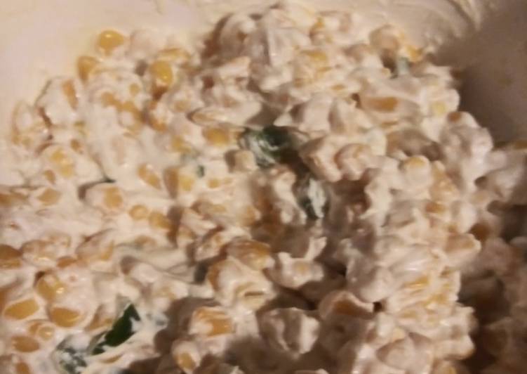 Recipe of Quick Creamed Jalapeno Corn