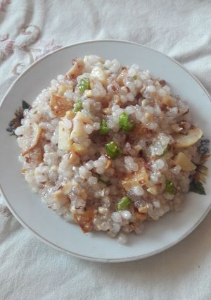 A picture of Sabudana khichdi.