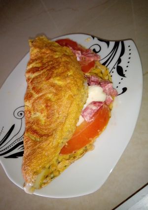 Una foto de Omelette