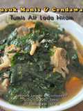 Pucuk Manis & Cendawan Tumis Air Lada Hitam