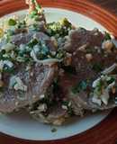 Lengua a la vinagreta