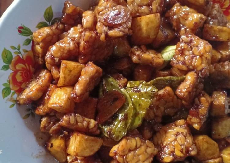 Resep Tempe Kentang saus Tiram, Sempurna