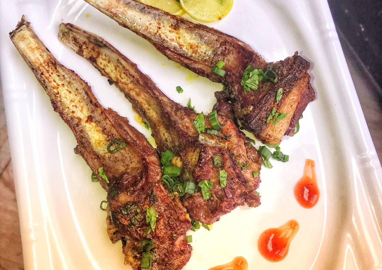 oven grilled lamb chops recipe main photo