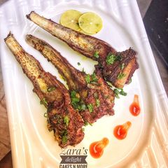 A picture of Oven grilled Lamb chops.