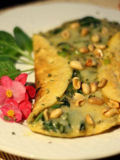 Una foto de Keto-Omelette de Espinacas y Emmental