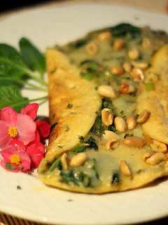 Una foto de Keto-Omelette de Espinacas y Emmental