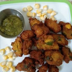 A picture of Corn pakoda.