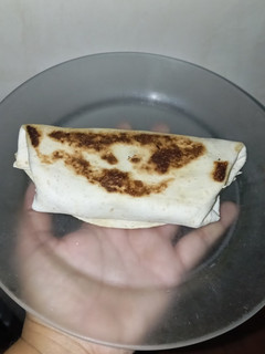 Una foto de Flauta de pollo y champiñones