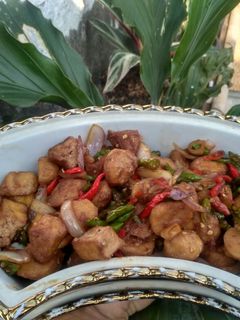 Foto resep Tumis Pedas Bakso Ayam dan Tahu