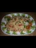 Chicken veg fried rice #cookpadapp