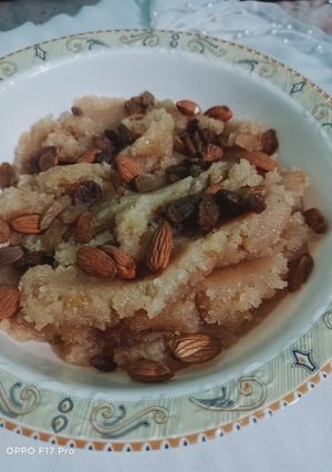 A picture of Mukhandi halwa.