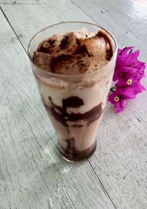 Foto resep Es Susu Cokelat Kental