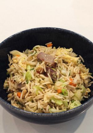 叉燒蛋炒飯 的食譜成品照片
