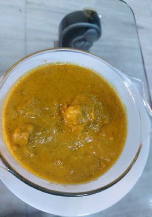 A picture of Mustard chicken.