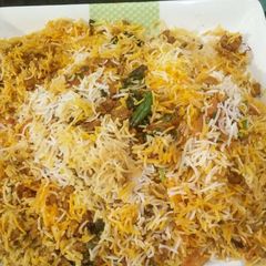 A picture of Spicey beef mince biryani.