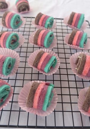 Foto resep Unicorn Mini Roll Cake
