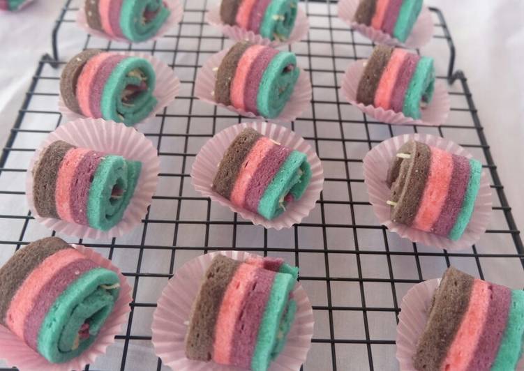 Unicorn Mini Roll Cake