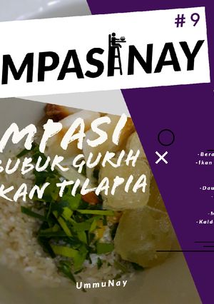 Foto resep Mpasi 7m+ Bubur Gurih Ikan Tilapia