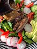 Steak salad with shoyu dressing
