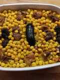 Arroz al horno con costillejas