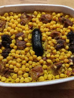 Una foto de Arroz al horno con costillejas