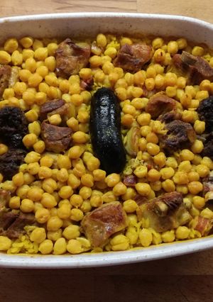 Una foto de Arroz al horno con costillejas