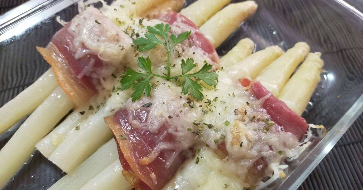 Espárragos Con Jamón Y Queso Gratinados 30 Recetas Caseras Cookpad 4498