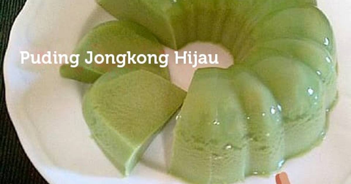 Resep Puding Jongkong Hijau Oleh Dyahwulan Bae Cookpad