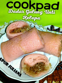 Foto resep Dadar Gulung Unti Kelapa