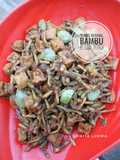 Tumis kerang bambu (Lorjuk)