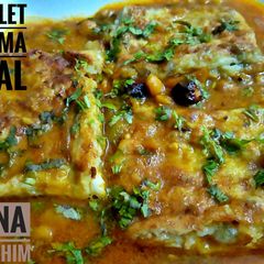 A picture of Omlet Korma Daal.