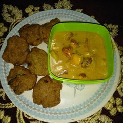 A picture of Chickpea paneer.