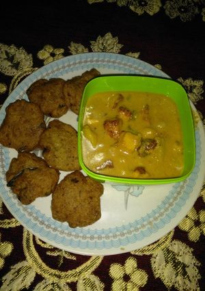 A picture of Chickpea paneer.