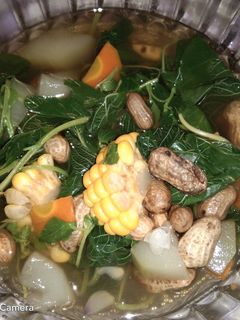 Foto resep Sayur Bening Bayam dan Sambal Brambang Asem Seger
