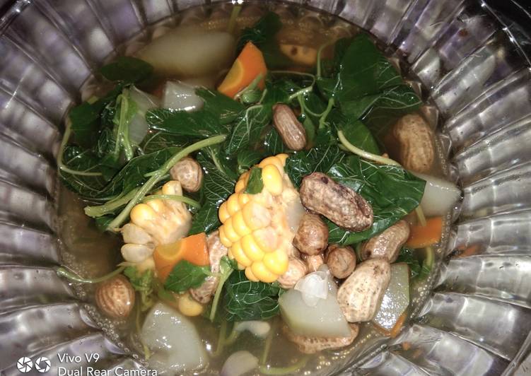 Sayur Bening Bayam dan Sambal Brambang Asem Seger