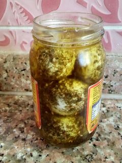 صورة لوصفة لبنه مدعبله مع زعتر