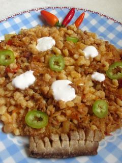 Káposztás tarhonya (Gluténmentesen is) recept fotója