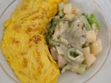 Omelet Telur + Salad