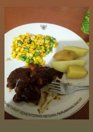 Foto resep Steak Ayam (menu diet sehat)