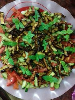 صورة لوصفة سلطة باذنجان