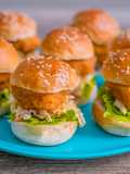 Minihamburguesas de pollo